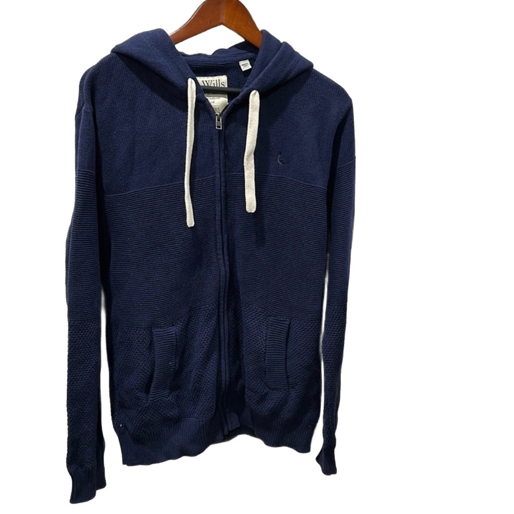 ⏰Jack wills knitwear men’s navy blue sweater size L GUC